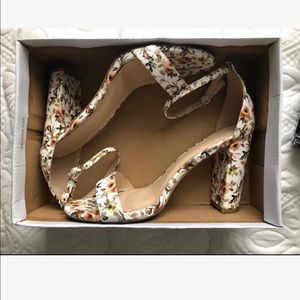 Lulu’s Wild Diva Lounge Floral Blocked Heels